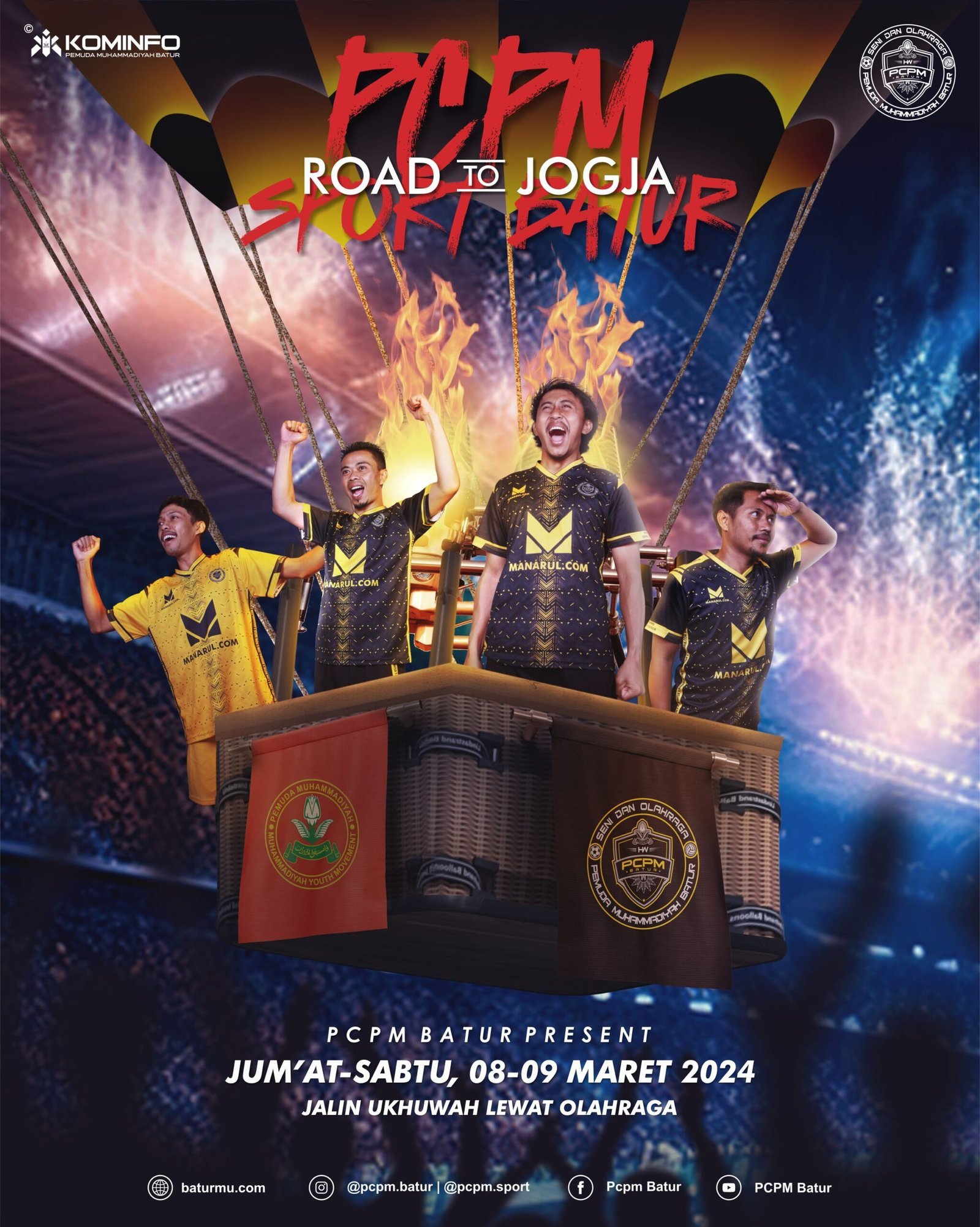 PCPM Batur Tour Sepak Bola ke Yogyakarta