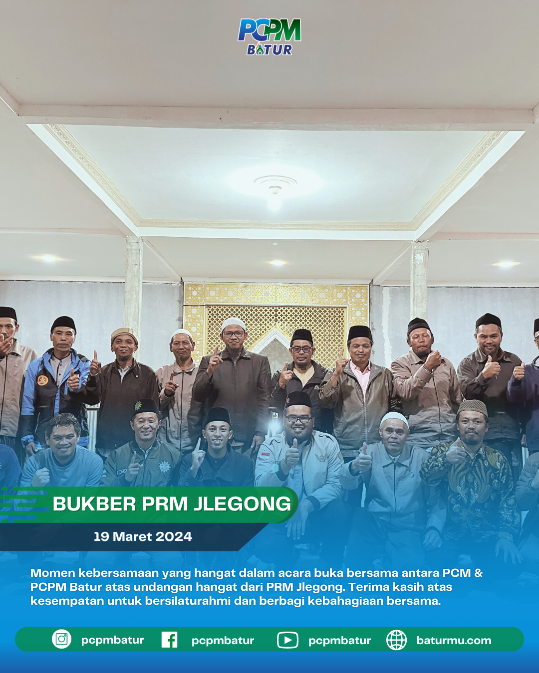 Keseruan Buka Bersama Antar Generasi: PCM &amp; PCPM Batur di Rumah Hangat PRM Jlegong