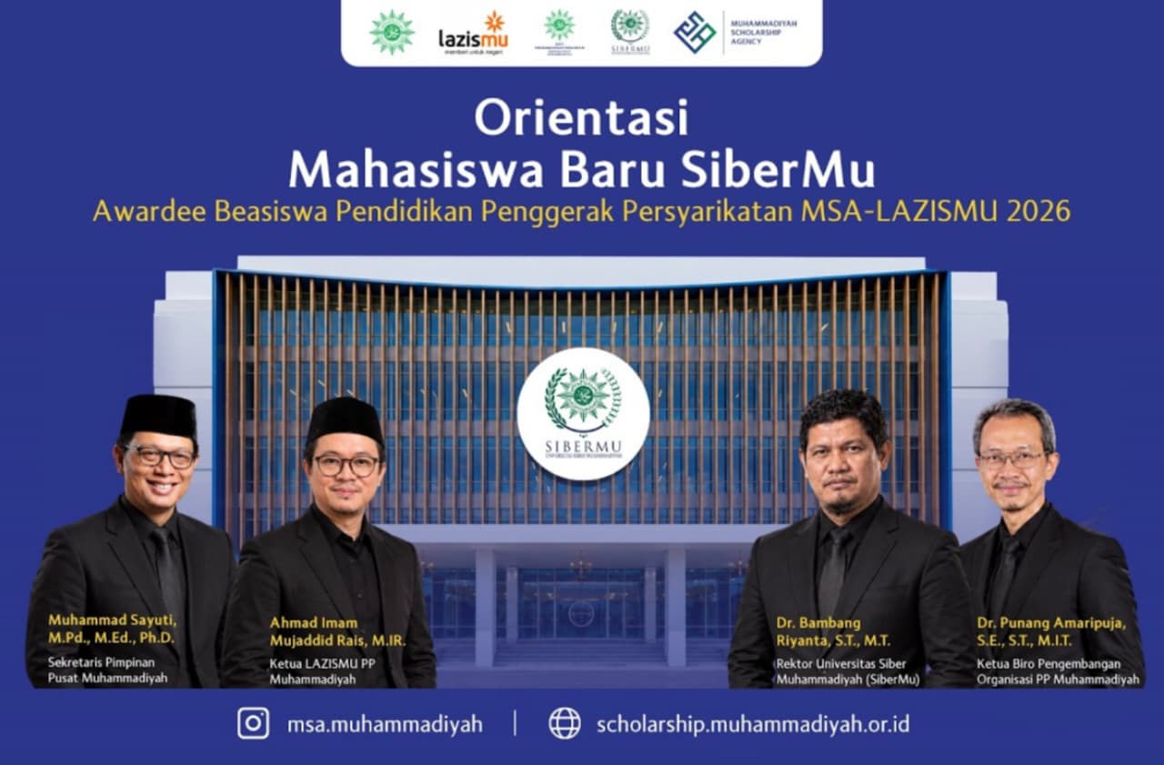 SiberMu dan Lazismu Sambut Penerima Beasiswa Penggerak Persyarikatan 2026