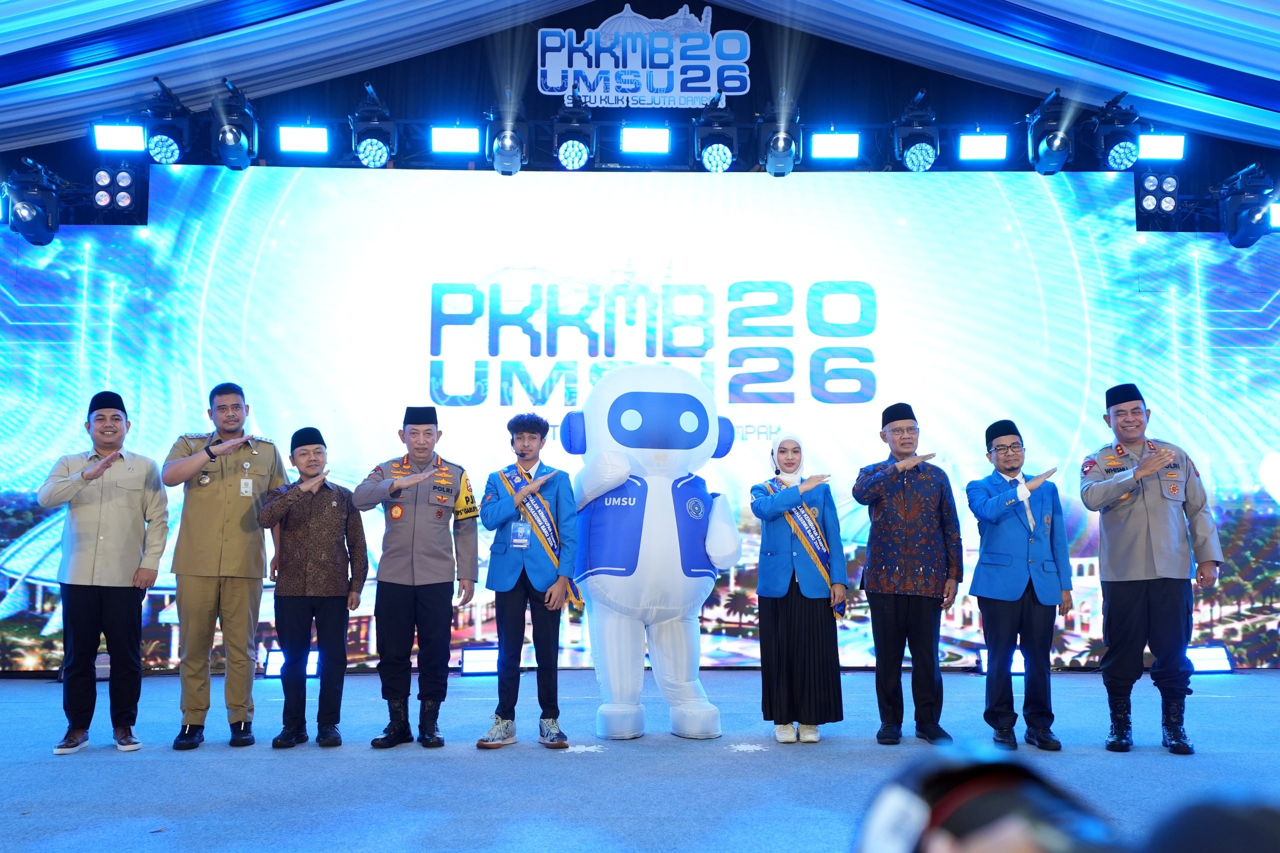 Gelar PKKMB, UMSU Dorong Mahasiswa Baru Jadi Pencipta Teknologi dan Siap Hadapi Tantangan Global