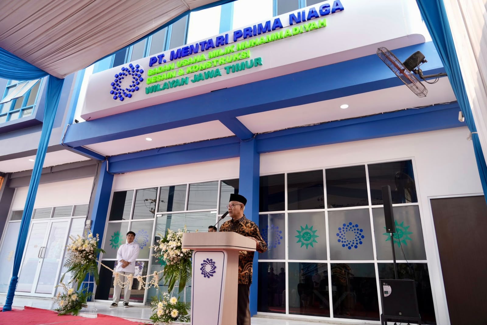 Haedar Nashir Resmikan Kantor Cabang Pertama PT Mentari Prima Niaga di Sidoarjo